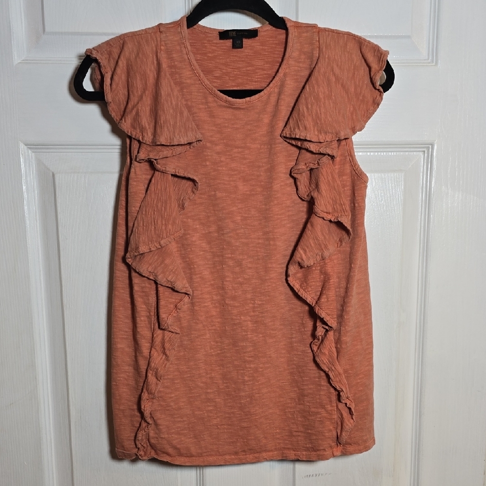 Frye Sleeveless Xs Top in Warm Orange